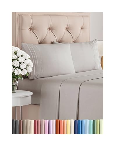 CGK Unlimited 4 Piece Sheet Set California King - Soft & Breathable