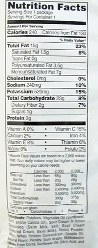 Lay's Sour Cream & Onion Chips 1.5oz (64 Pack)