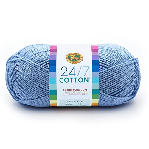 Lion Brand 24/7 Cotton Yarn for Soft Apparel