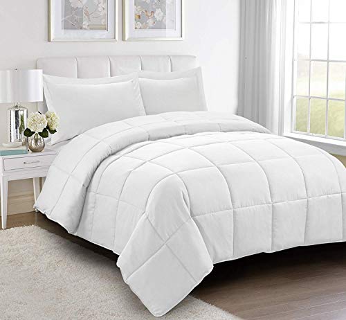 HIG Queen Comforter Set - Soft, Hypoallergenic & Reversible