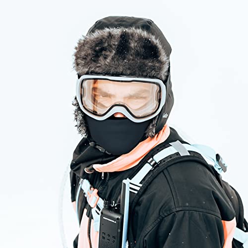 YESLIFE Thicker Ski Mask Face Mask for Men and Women in Cold Weather Skiing Snowboarding Motorcycle UV Protection & Wind Protection - Ultimate Thermal Retention Hat