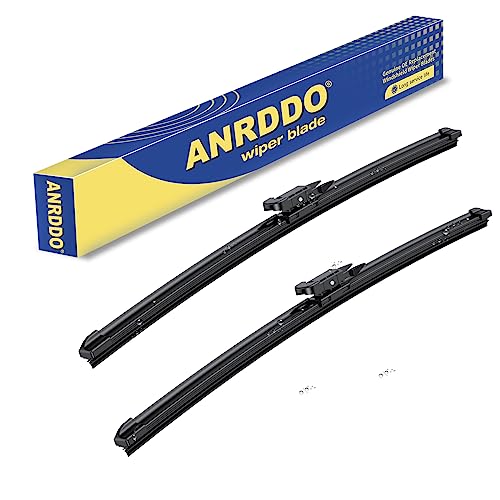 2 wipers Replacement for Volvo V70 XC70 2005-2007 XC90 2005-2015 S80 2004-2006 S60 2005-2009 Original Equipment Replacement Windshield Wiper Blades - 22\"+24\" (Set of 2)