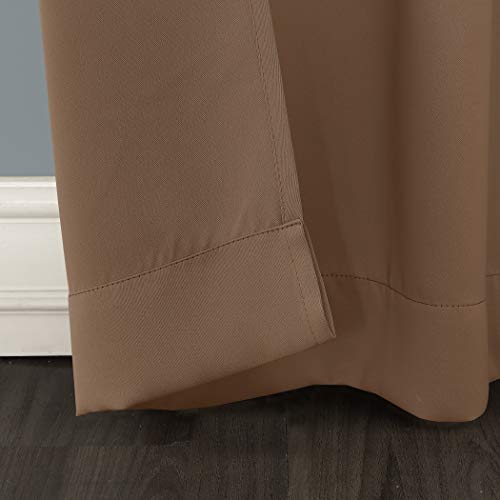 Blackout Patio Curtain 100x84 Barley Brown