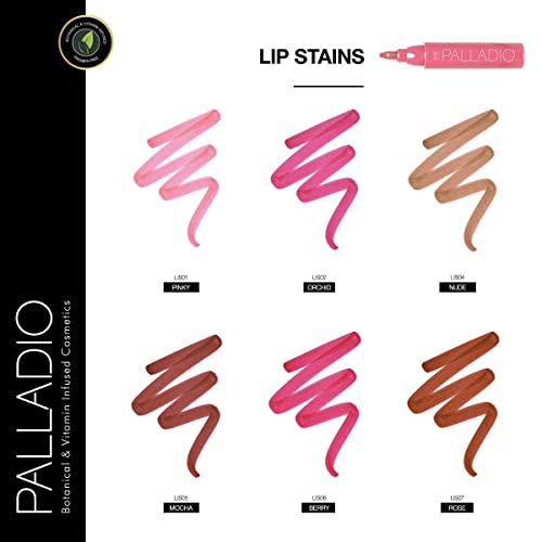 Palladio Lip Stain Orchid - Waterproof & Hydrating
