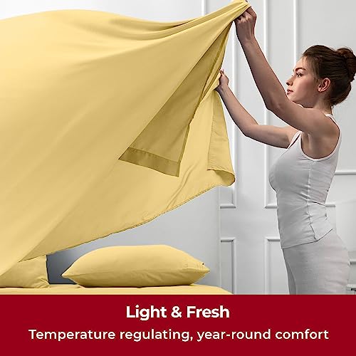 Mellanni Full Sheets: Luxury Soft Cooling Bed Sheets