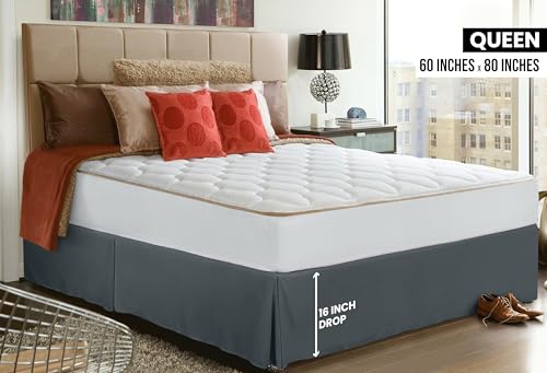 Utopia Bedding Queen Bed Skirt - 16-Inch Drop for Elegant Look