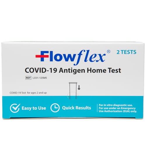 Flowflex COVID-19 Antigen Home Test 1 Pack 2 Tests Total