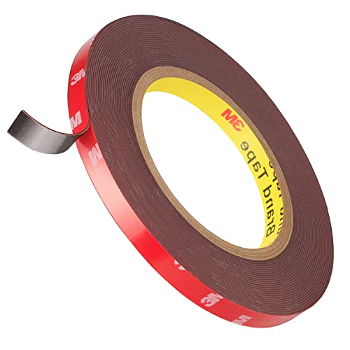 Emitever Double Sided Tape Heavy Duty Mounting Tape - 32 Ft x 0.4 Inch Strong Adhesive Double Sided Foam Tape For Outdoor Indoor Home Office Decor and LED Strip Lights Made of 3M VHB Tape