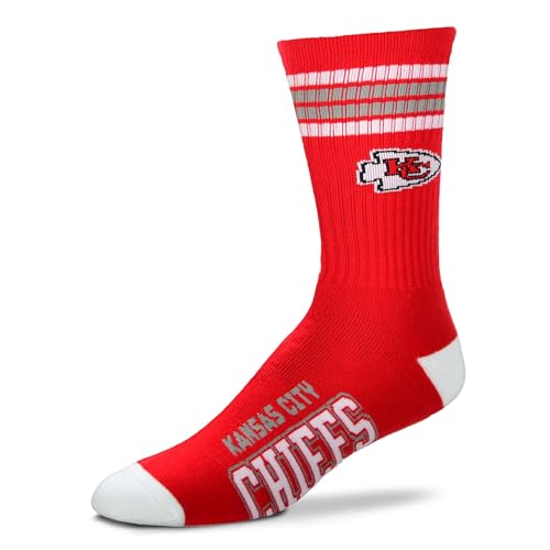 For Bare Feet NFL 4 Stripe Socks: Show Team Pride