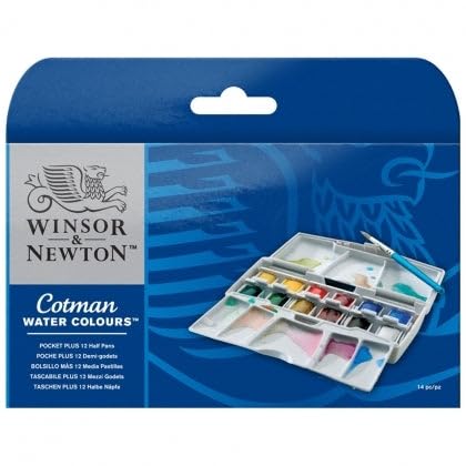Cotman Watercolor 12-Pan Pocket Set