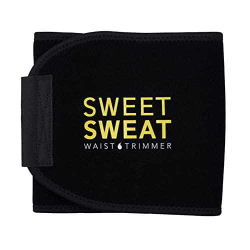 Sports Research Sweet Sweat Premium Waist Trimmer for Men & Women ~ Includes Free Breathable Carrying Case & Sweet Sweat Gel Sample! (XX-Large)