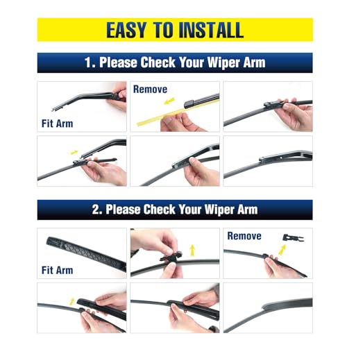 5 PLUS 15 Inch Rear Wiper Blade Natural Rubber Porsche Macan 2020-2015 Panamera 2016-2010 Ram ProMaster City 2021-2015 Land Rover Range Rover Sport 2022-2017 A381H