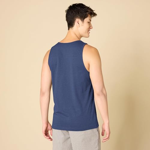 Amazon Essentials Men's Regular-Fit Tank Top Blue Heather X-Large