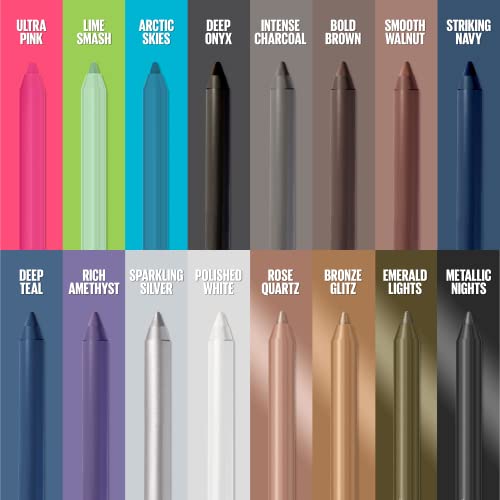 MAYBELLINE New York TattooStudio Eyeliner Pencil Deep Teal 0.04 oz