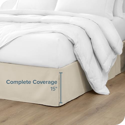 Bare Home Premium Microfiber Bed Skirt for Kids