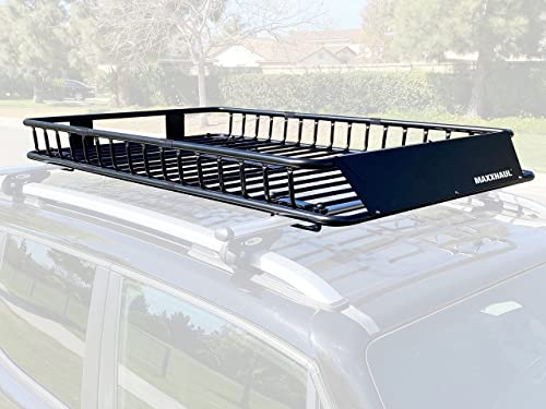 MAXXHAUL 50506 64\" x 39\" x 6\" Heavy-Duty Universal Steel Roof Rack