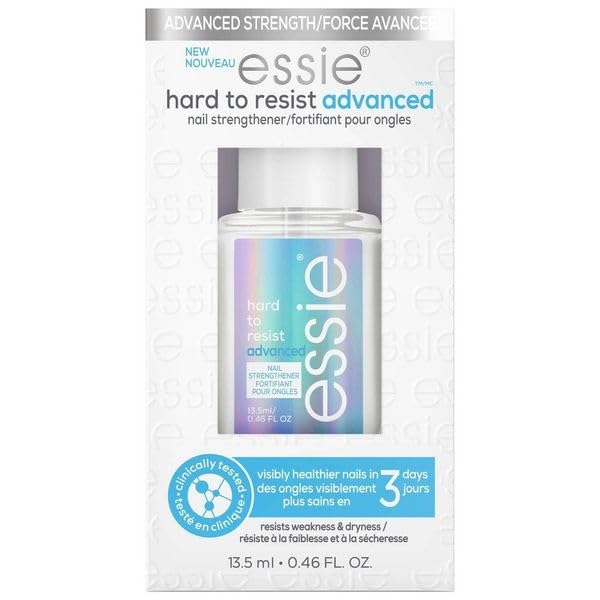essie Nail Care Strengthener Treatment 8-Free Vegan Nail Repair For Damaged Nails Hard To Resist Advanced 0.46 fl oz