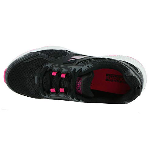 Skechers - Zapatillas consistentes para mujer Negro (Negro/Rosado) 40 EU