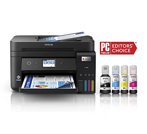 Epson EcoTank ET-4850 All-in-One Cartridge-Free Supertank Printer (C11CJ60201)