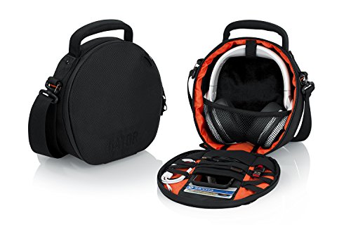 Sony MDR7506 Professional Large Diaphragm Headphone with Gator Cases G-Club Series G-CLUB-HEADPHONE Carry Case for DJ Style Headphones/Accessories