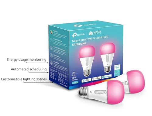 Kasa 1000 Lumen Smart WiFi Light Bulb Compatible with Alexa and Google Home A19 No Hub Required