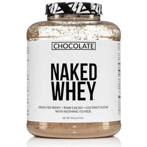 Naked Nutrition Grass Fed Whey Protein Powder for Clean Protein
