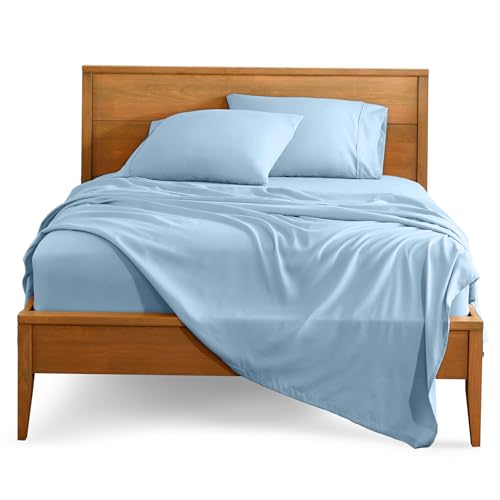 Bare Home Microfiber Hydro-Brushed Sheet Set - King for Year-Round Comfort