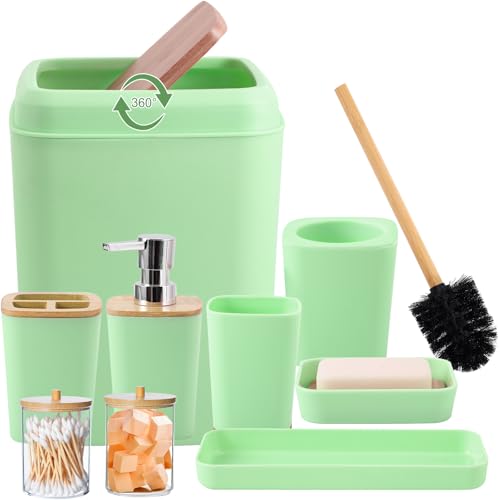 XLHOMO Green 9 Piece Bathroom Set - 60% Off