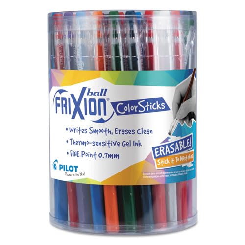Pilot FriXion Erasable Gel Pens - Write & Erase with Ease