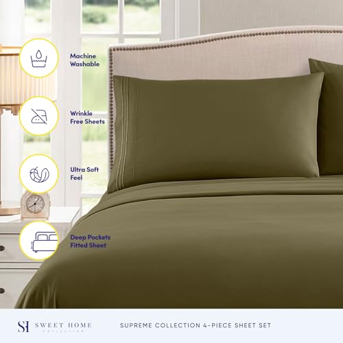 Sweet Home 1800 Thread Count Sheets: Soft Luxury Bedding