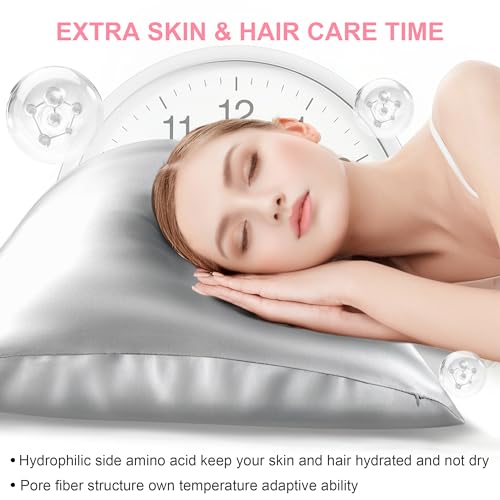 LYSHIN Mulberry Silk Pillow Cases - Ultra Smooth for Hair & Skin