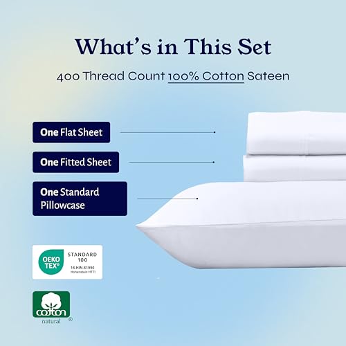 California Design Den 400 Thread Count Sheets