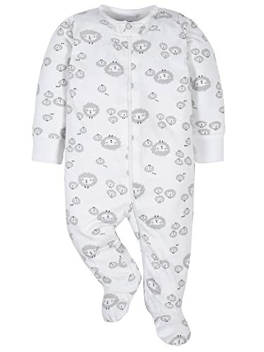 4-Pack Baby Neutral Sheep Sleep 'N Plays with Mitten Cuffs