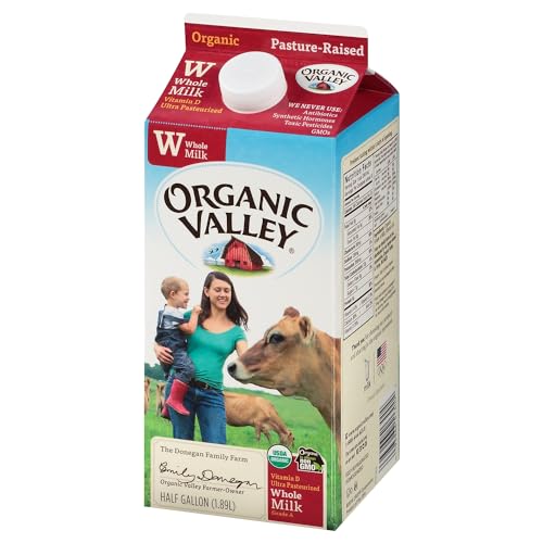 Organic Valley Organic Whole Milk 64oz, Non-GMO & Kosher