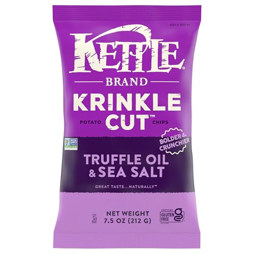 Kettle Truffle Oil & Sea Salt Chips: Crunchy Sofa Snacks