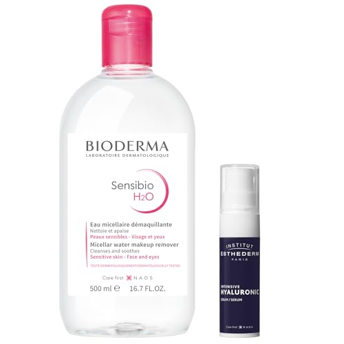 Bioderma Sensibio H2O Micellar Water & Institut Esthederm - Intensive Hyaluronic Serum