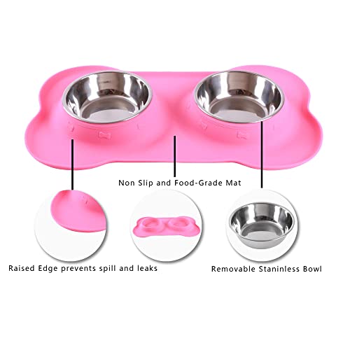 Hubulk Pet Dog Bowls: Durable & No Spill