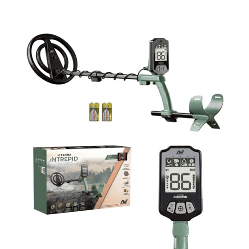 MINELAB X-Terra Intrepid All-Terrain Professional Pinpointing Metal Detector for Adults with Waterproof Coil 2 Detect Modes and Clear Target IDs
