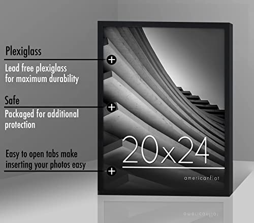 Americanflat 20x24 Black Picture Frame - 88% Off