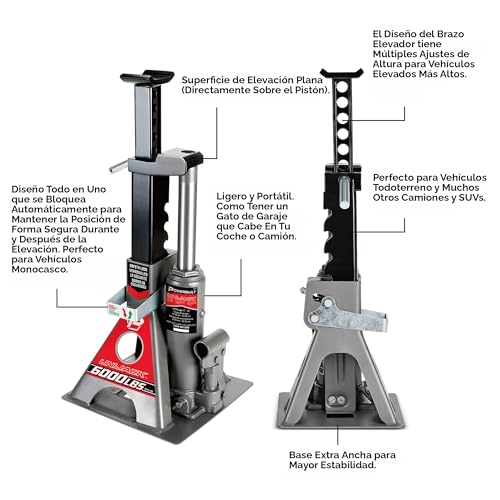 Kilimanjaro Powerbuilt 620471 Unijack - 6000 lb. Capacity black and gray