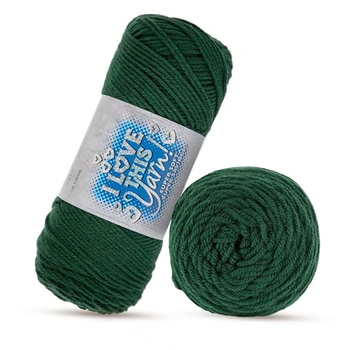 Hobby Lobby Forest Green Yarn, 355 Yards, 58% Off