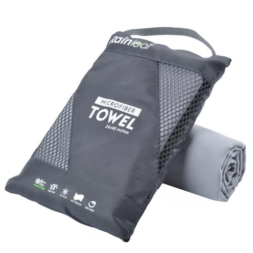 Rainleaf Microfiber Towel: Quick Dry & Super Absorbent