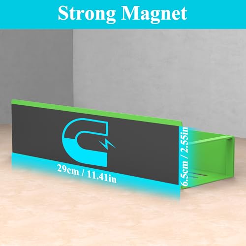 HuggieGems 4 Pack Magnetic Spice Storage Rack Organizer for Refrigerator and Oven Green Fridge Organizers and Storage