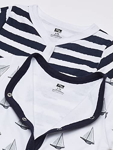 Hudson Baby Cotton Union Suits: Snap-Up Comfort