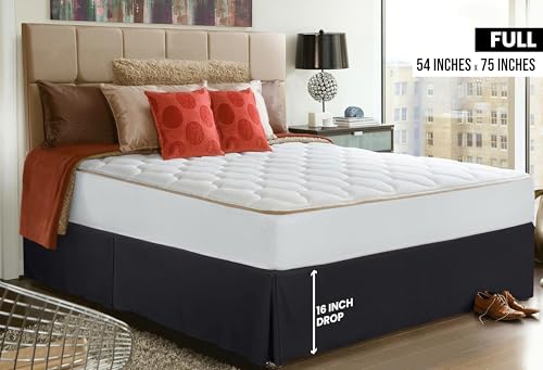 Utopia Bedding Full Bed Skirt - 16" Drop, Wrinkle Resistant