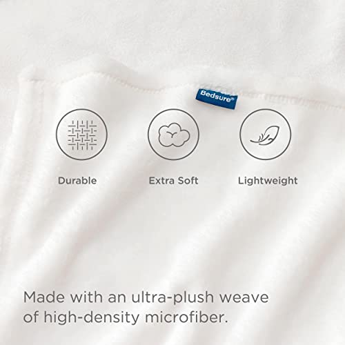 Bedsure Fleece King Blanket - Soft, Lightweight, 108x90