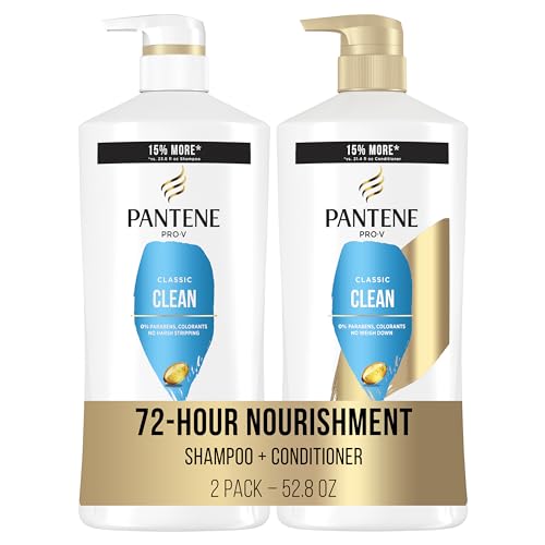 Pantene Shampoo Conditioner and Hair Treatment Set Classic Clean