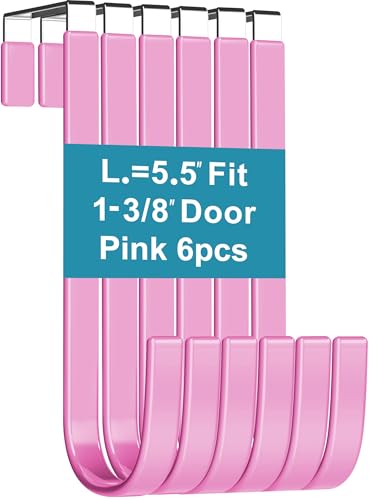 Mars-Rock 6pcs Over Door Hooks
