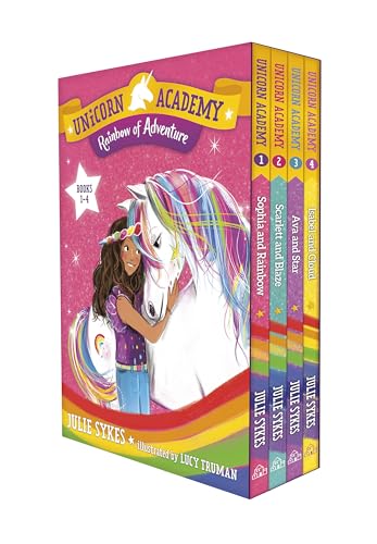 Unicorn Academy: Rainbow of Adventure Chapter Books 1-4 Box Set (Julie Sykes)