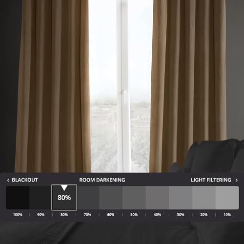 HPD Half Price Drapes: Velvet Curtain for Privacy & Style